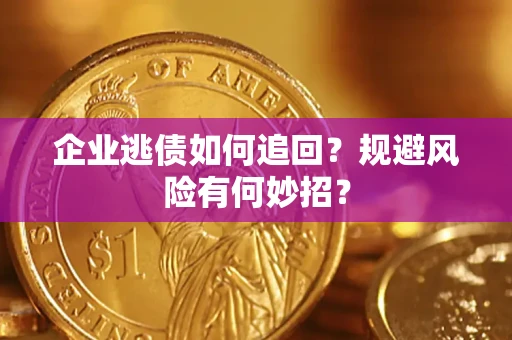 武汉企业逃债如何追回？规避风险有何妙招？