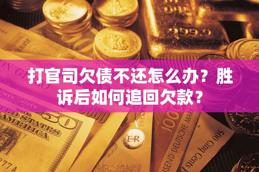 武汉打官司欠债不还怎么办？胜诉后如何追回欠款？