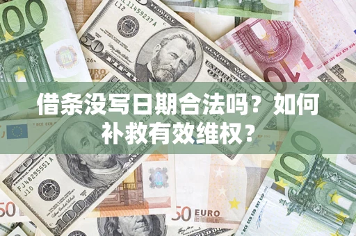 武汉借条没写日期合法吗？如何补救有效维权？