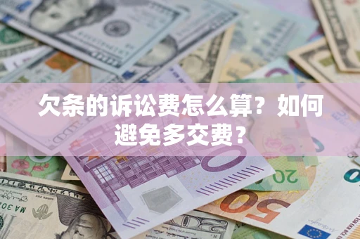 武汉欠条的诉讼费怎么算？如何避免多交费？