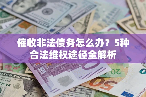 武汉催收非法债务怎么办？5种合法维权途径全解析