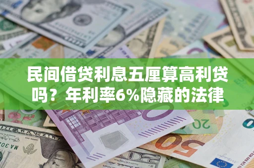 武汉民间借贷利息五厘算高利贷吗？年利率6%隐藏的法律风险全解析