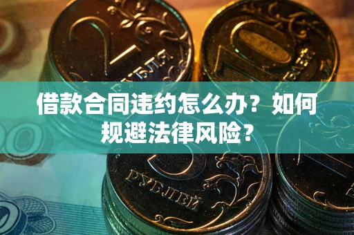 武汉借款合同违约怎么办？如何规避法律风险？