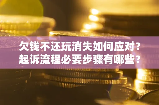 武汉欠钱不还玩消失如何应对？起诉流程必要步骤有哪些？